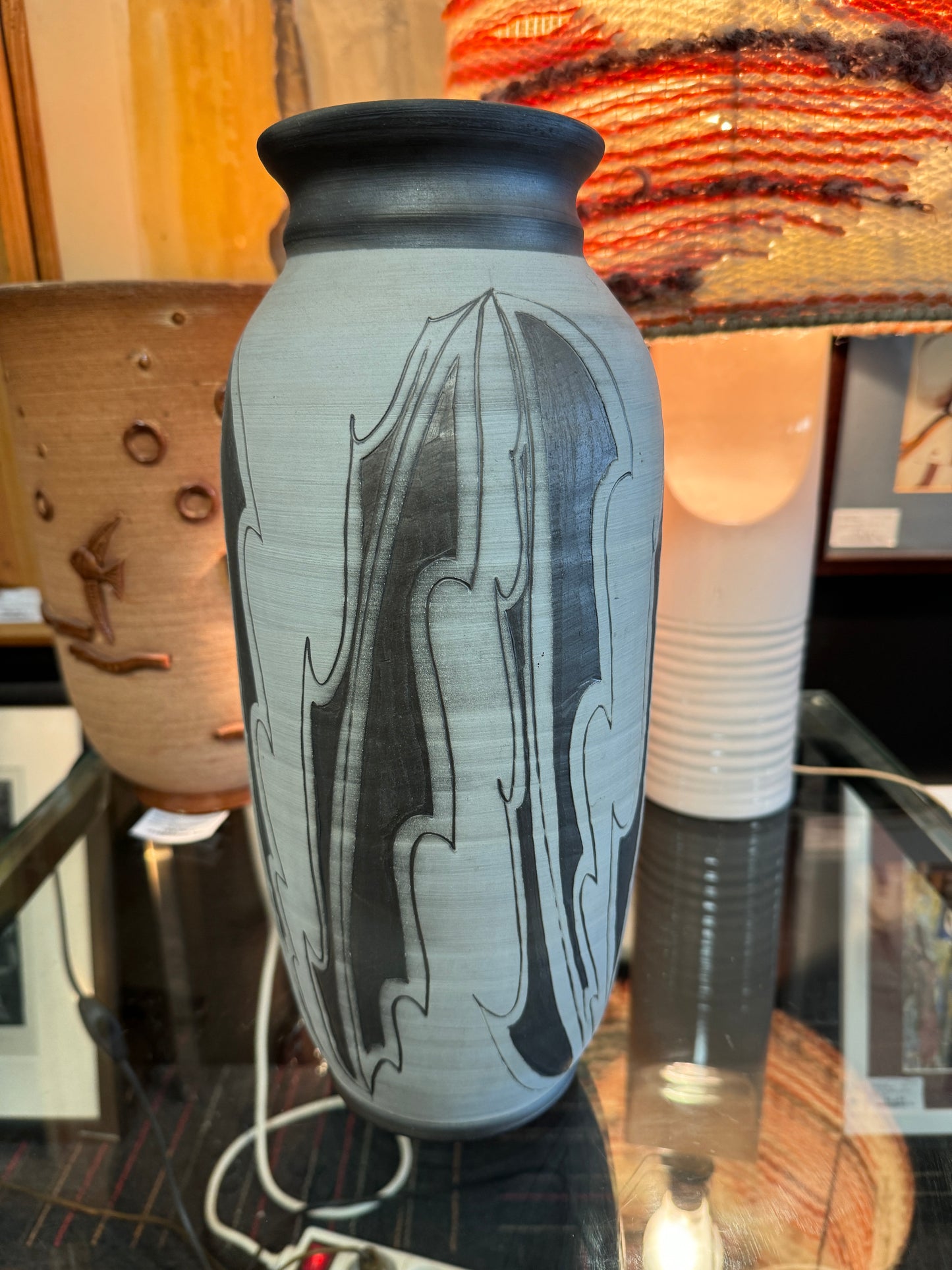Evelio ARNANZ, grand vase en céramique de 1995