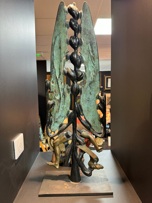 Christian TODIÉ, sculpture en bronze surréaliste