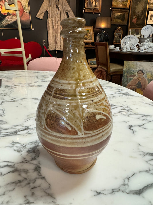 Vase bouteille Atelier Pierre DIGAN, grès 1970/80