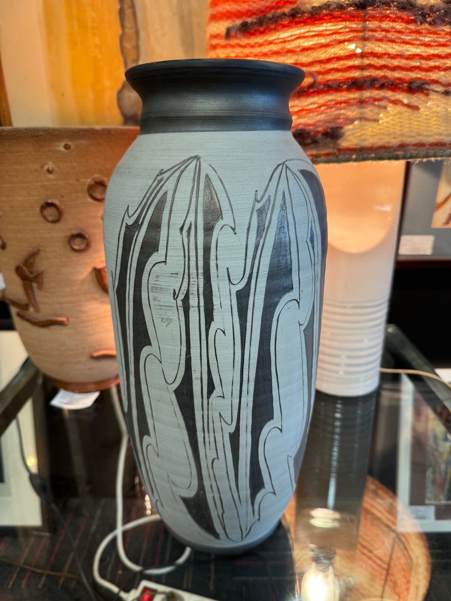 Evelio ARNANZ, grand vase en céramique de 1995