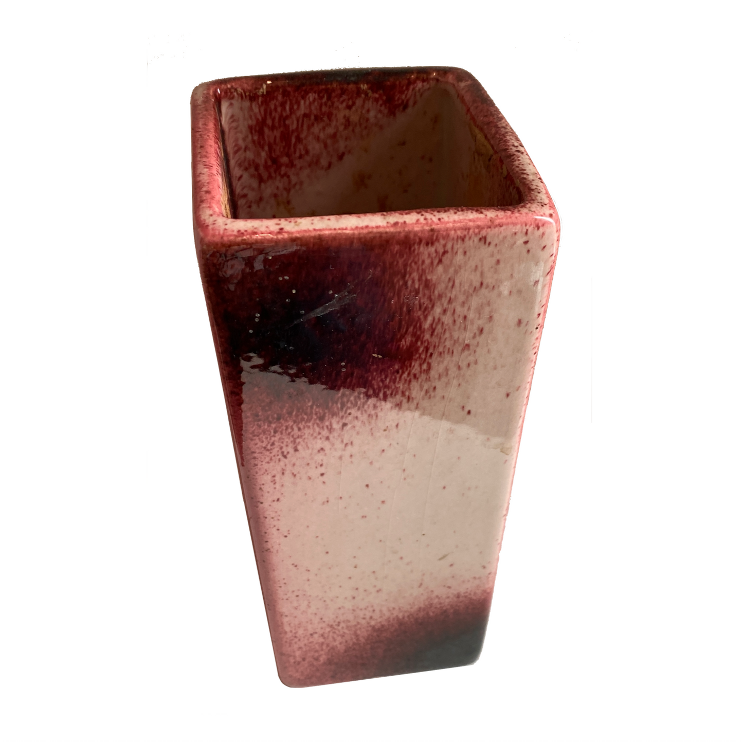 Max IDLAS 1932-2020 Grand vase rectangulaire modèle 1 en céramique