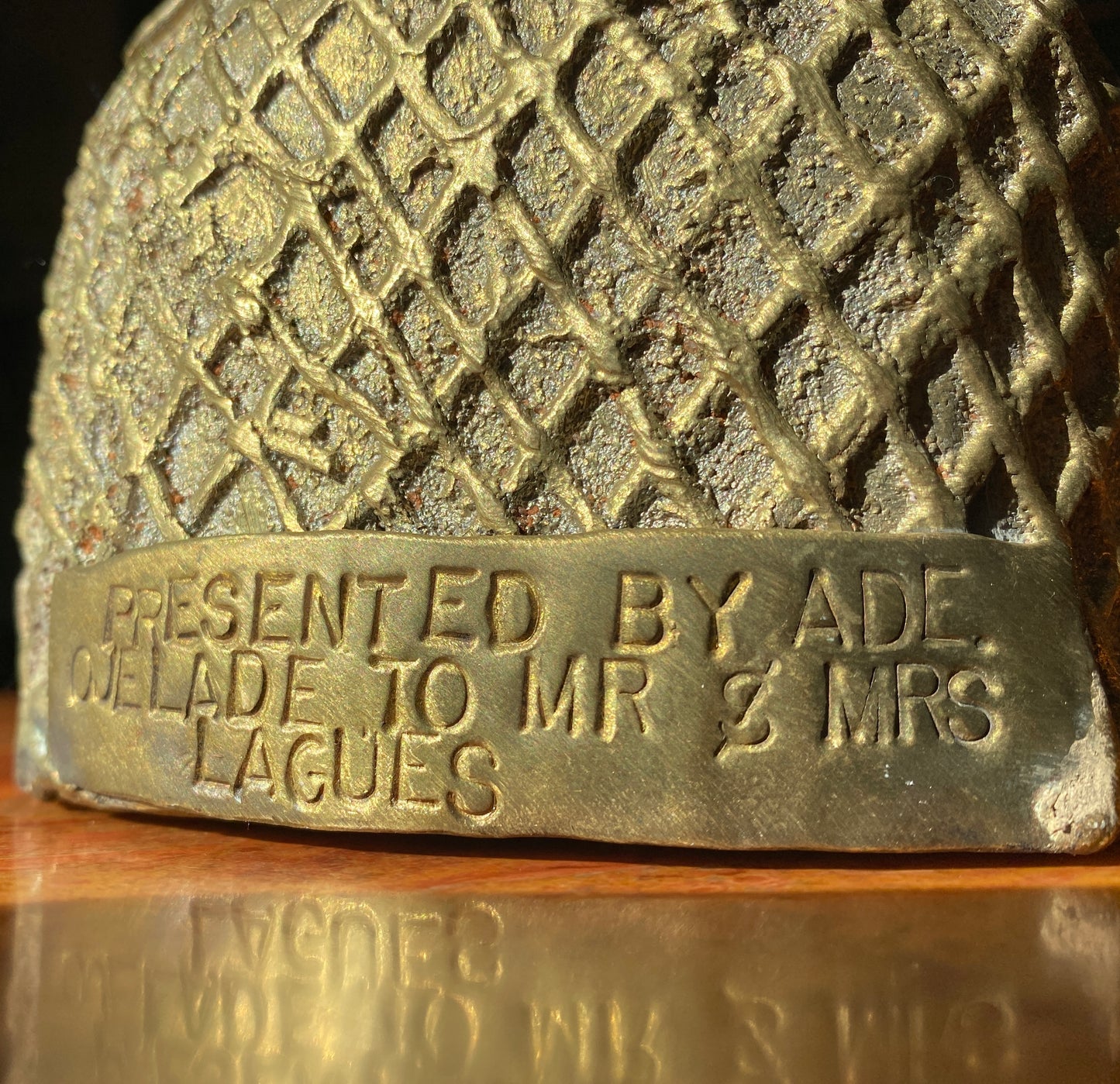 Bronze à cire perdue, circa 1950/70, du roi ODA